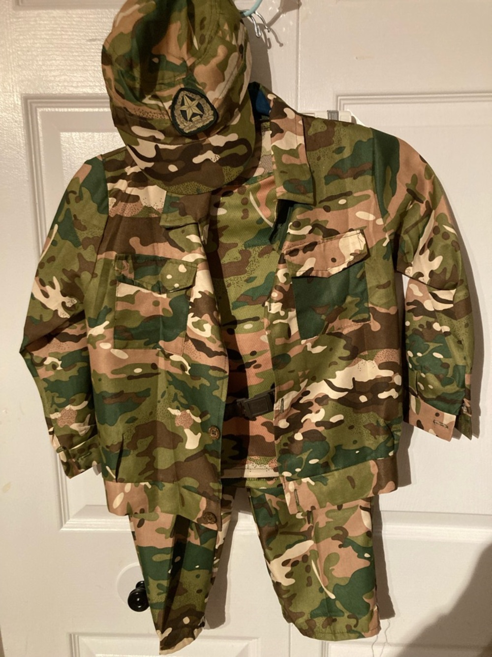Kids Camo Jacket and Pants Set - Green Camo